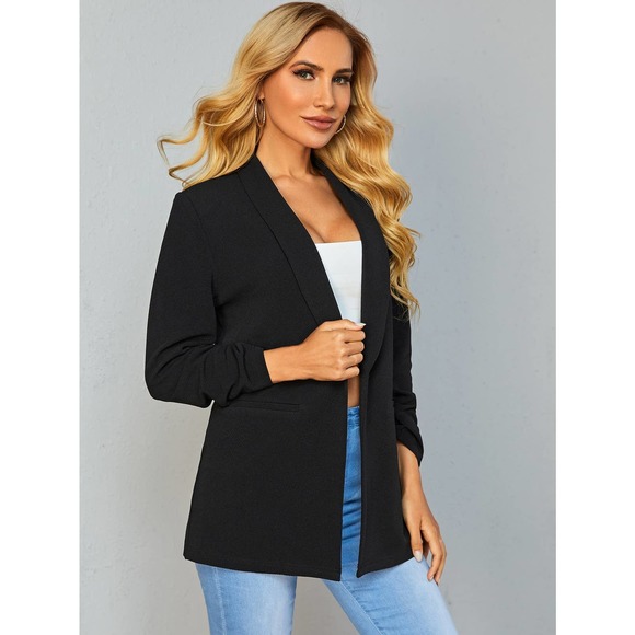 BohoGypsyDreamer.com Jackets & Blazers - ❗️ Shawl Collar Oversized Blazer jacket black